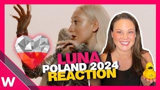  Luna - "The Tower" | Poland Eurovision 2024 | American yoga teacher reacts