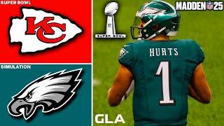 Eagles vs. Chiefs | Super Bowl Simulation | Madden 25 Gameplay