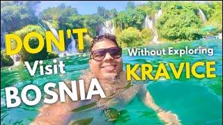 KRAVICE Waterfalls - BOSNIA and Herzegovina TRAVEL VLOG