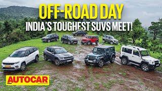 Off-Road Day 2022 ft. Scorpio N, Thar, Gurkha, Fortuner, Meridian & more! | Autocar India @Mobil