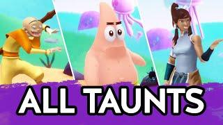 All Taunts in Nickelodeon All-Star Brawl