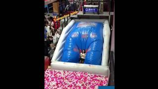 Trampoline Jump In The Bubble #shortvideo #youtubeshorts #trampoline