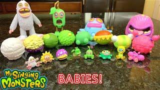 My Singing Monsters Babies Mini Figures With Eggs UNBOXING/REVIEW