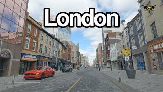DOWNTOWN LONDON ONTARIO CANADA DRIVE APRIL 2021 4K