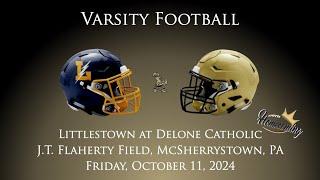 Delone Catholic High School: Varsity Football Littlestown at Delone Catholic