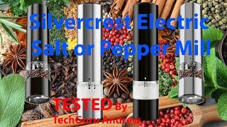 Silvercrest Electric Salt or Pepper Mill