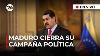  EN DIRECTO | NICOLÁS MADURO cierra su campaña política en VENEZUELA