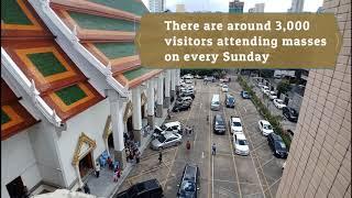 Holy Redeemer Church, Bangkok, Thailand - A Time Lapse Shot