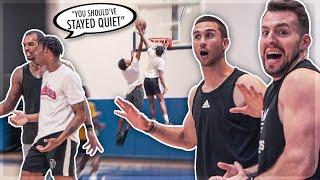 Xavier Rathan Mayes SHUTS DOWN TRASH TALKER At Pro Run  | Jordan Lawley Basketball