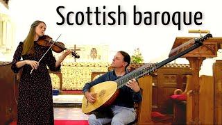 Scottish baroque music by General John Reid, performed by Phantasia on baroque violin and theorbo