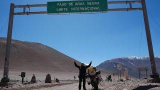 Paso Aqua Negra 4779 m  Part 19 Projekt 1-100.000 km ️First HD Panamerica on this summit 