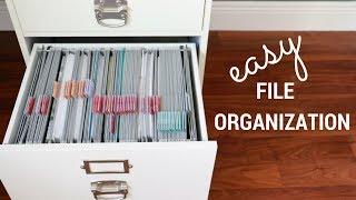 HOW TO ORGANIZE YOUR FILES