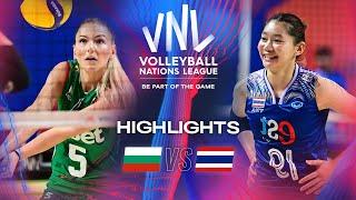  BUL vs.  THA - Highlights | Week 3 | Women's VNL 2024