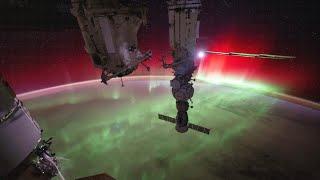 Watch a STUNNING time-lapse of the northern lights from space