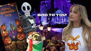 Opening Night of Mickey's Not So Scary Halloween Party | New Snacks | Boo To You Parade