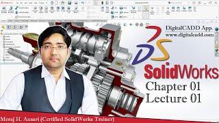 Solidworks Full Course | In Hindi | SolidWorks Tutorials | DigitalCADD | Certificate | Ansari Sir.