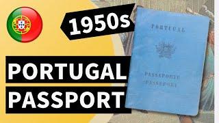  1950 PORTUGAL Passport: Remnant of the Empire