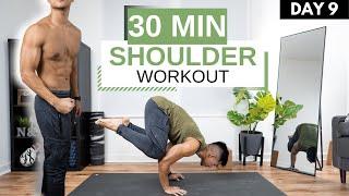 BODYWEIGHT SHOULDER HOME WORKOUT - Day 9 - Jeremy Sry