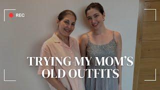 Trying My Mom's Old Outfits | Ara Davao and Jackie Lou Blanco