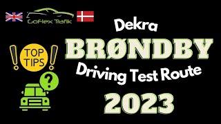 2023 - Brøndby Dekra Driving Test Route