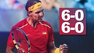 The Day NADAL Made a 6-0 6-0 ● 12 Straight Games