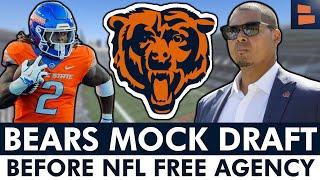 Chicago Bears Mock Draft BEFORE 2025 NFL Free Agency