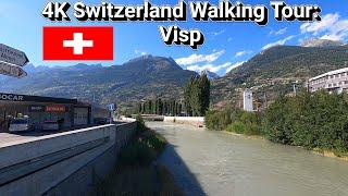 4K Switzerland Walking Tour: Visp