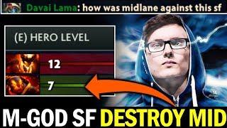 How was the MIDLANE against MIRACLE SHADOW FIEND? Dota 2