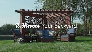 At Home Getaway Cabana Pergola Summer 2020 - A