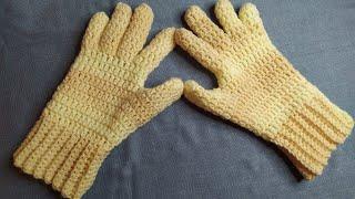 TIĞ İŞİ ELDİVEN KOLAY VE DETAYLI YAPILIŞI.CROCHET GLOVES TUTORİAL