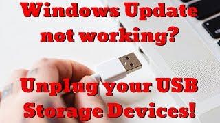 Windows 10 Updates: May 2019 Won't work if you have a USB Drive attached!