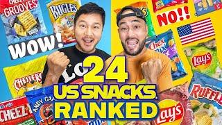 Japanese Guys Try American Snacks