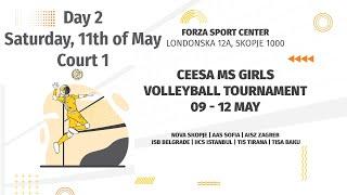 CEESA MS Girls Volleyball Tournament Court 1 - Day 2