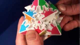 Timur Gear Turning Corner Octahedron Puzzle (unboxing, demo & review)