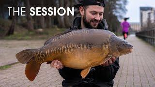 HUGE CARP in CARDIFF CITY CENTRE!