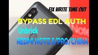 Unbrick Redmi Note 5/Pro Fix Write time out error ARB 4