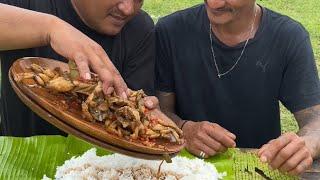 SPICY ADOBONG PALAKA AT PRITONG DALAG