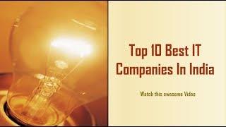 Top 10 Best IT Companies in India || IT companies in India