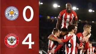 FOUR away wins in a row  | Leicester City 0-4 Brentford | Premier League Highlights