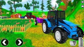 farmer tractor farming games 3d /// simulador de tractor granja agricultor - android gameplay