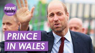 Prince William Makes Appearance in Wales After Kate's Cancer Update