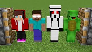 what if you create a HEROBRINE maizen JJ AND MIKEY PHANTOM in MINECRAFT