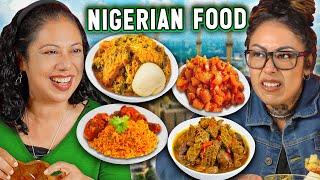 Mexican Moms Try Nigerian Food!