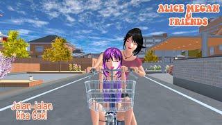 ALICE MEGAN & FRIENDS [JALAN-JALAN] || SAKURA SCHOOL SIMULATOR