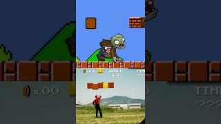 Mario and Plants vs. Zombies#pvz#plantsvszombies