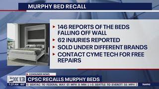 Murphy beds recalled after numerous people were injured | FOX 13 Seattle