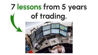 5 years of brutally honest systematic trading advice in 13 minutes.