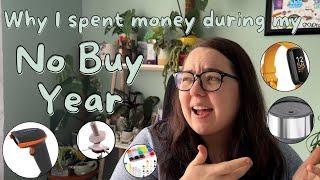 I spent $226 on Nonessentials in January During My No Buy Year...  | No Buy Year Update