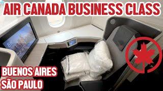 AIR CANADA BUSINESS CLASS B787-9 FROM BUENOS AIRES TO SAO PAULO + VISIT TO THE NEW EZEIZA LOUNGE