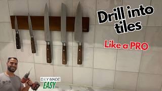 How to Drill and attach things to Tiles like a Pro